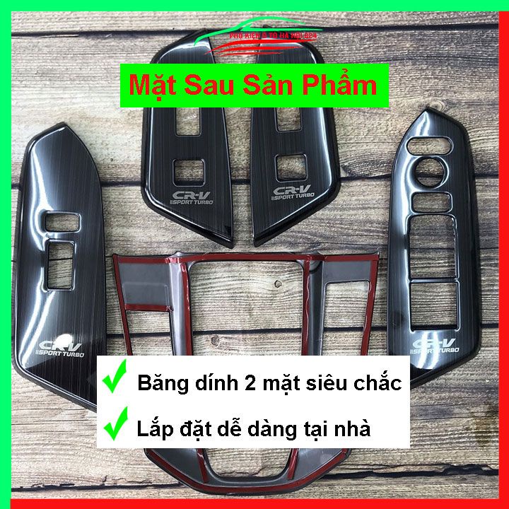 Ốp nội thất cho xe ô tô Honda CR-V 2018-2019 vân Titan bảo vệ chống trầy xước và làm đẹp xe