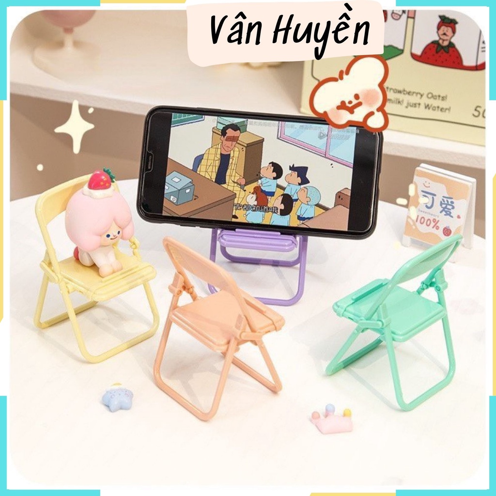 Giá Đỡ Điện Thoại Hình Ghế Có Thể Gấp Gọn Nhều Màu Sắc Siêu Cute