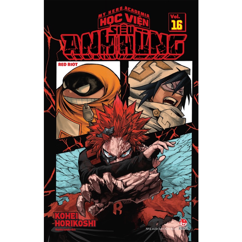 Sách My Hero Academia - Học Viện Siêu Anh Hùng - Tập 16: Red Riot (Tái Bản 2022)