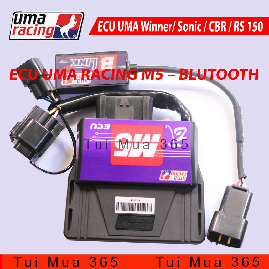 ECU UMA RACING M5 BLUTOOTH CONNECTION TUNING CHO WINNER, SONIC, CBR, RS 150