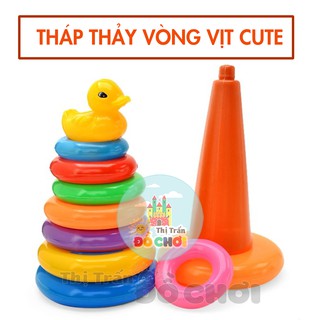 Bộ đồ chơi ném vòng vịt trung bằng nhựa cho bé yêu HT720 - Thị trấn đồ chơi