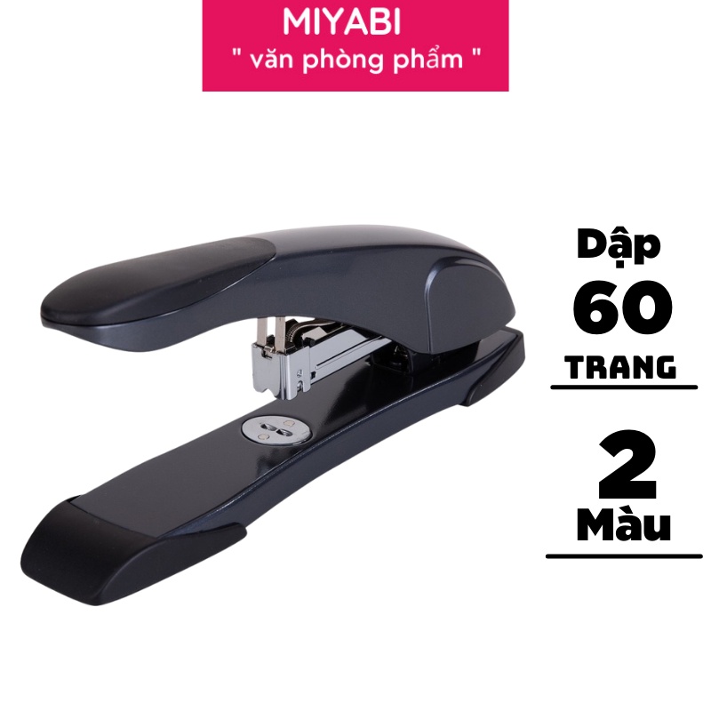 Dập ghim đại Deli  đạn ghim 23/10-  60 trang/ E0391–màu  Đen ,Trắng - Ghim bấm cao cấp- MIYABI STORE