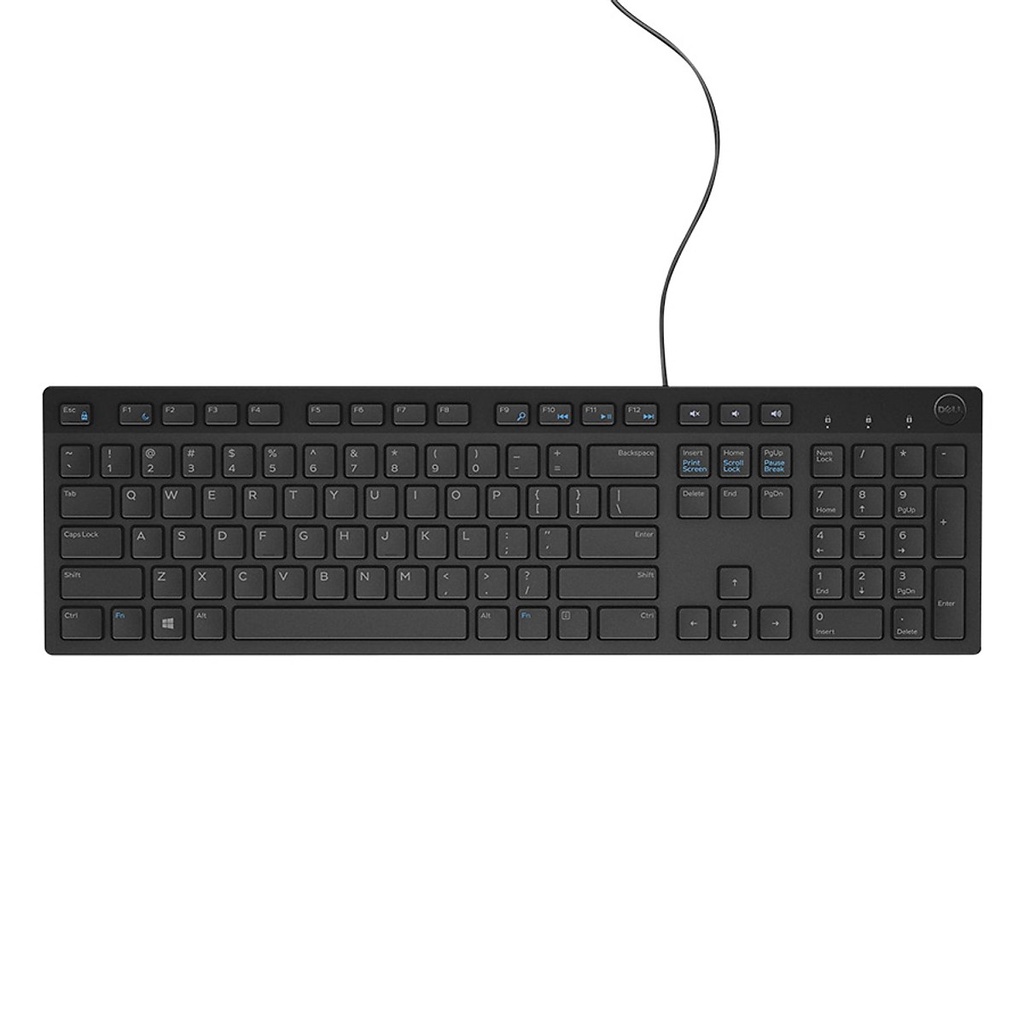 Bàn phím có dây Dell KB216 (Đen)