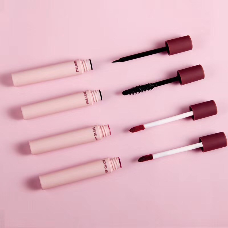 Set 4 món son kem, mascara, kẻ mắt HENG FANG PRO LIGHT cực trendy, dễ thương | BigBuy360 - bigbuy360.vn