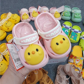 Dép sục Cheerful Mario mẫu gà vàng khủng long chính hãng