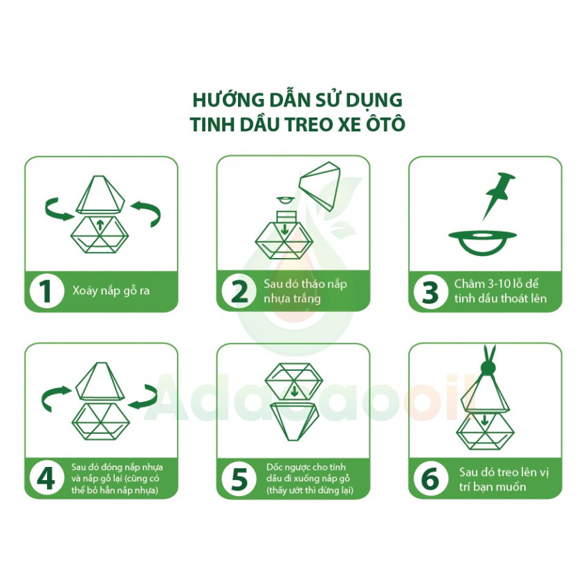 Tinh dầu thiên nhiên treo phòng, tủ quần áo, xe ô tô - mùi tự chọn - có kiểm định COA, MSDS (8loại) | BigBuy360 - bigbuy360.vn