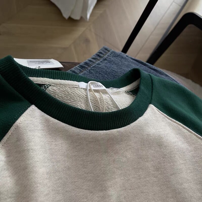 Áo Thun Dài Tay Nỉ Da Cá