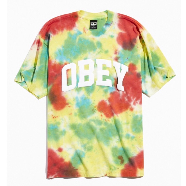 Áo thun nam OBEY Academics TIE-DYE chính hãng
