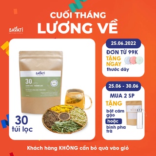 TRÀ SƠN MẬT HỒNG SÂM SAVATI - 30 ngày Giảm cân, Thanh lọc, Đẹp da, Ngủ ngon