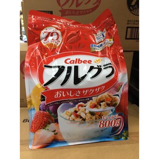 [Date T3/2021] Ngũ cốc Calbee, Ngũ cốc hoa quả Calbee Nhật Bản.