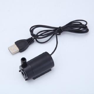 Máy bơm chìm mini không ồn 3V5V6V có dây cáp USB 1m