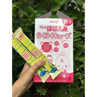 Sữa meiji số 0 dạng thanh Nhật Bản (27g x 24 thanh)