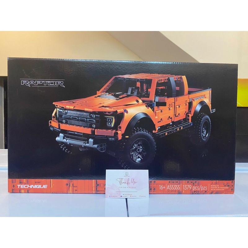 Đồ chơi lắp ráp Technic 55355 42126 Mô hình Xe Ford Raptors F-150 Pickup Truck Racing Car - Xếp hình thông minh