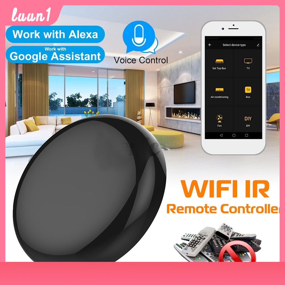 Trong kho WiFi-IR Điều Khiển Từ Xa IR Wi-Fi(2.4GHz) kích hoạt Hồng Ngoại Phổ Điều Khiển Từ Xa Cho Điều Hòa Không Khí TV Tuya Cuộc Sống Thông Minh ỨNG DỤNG COD