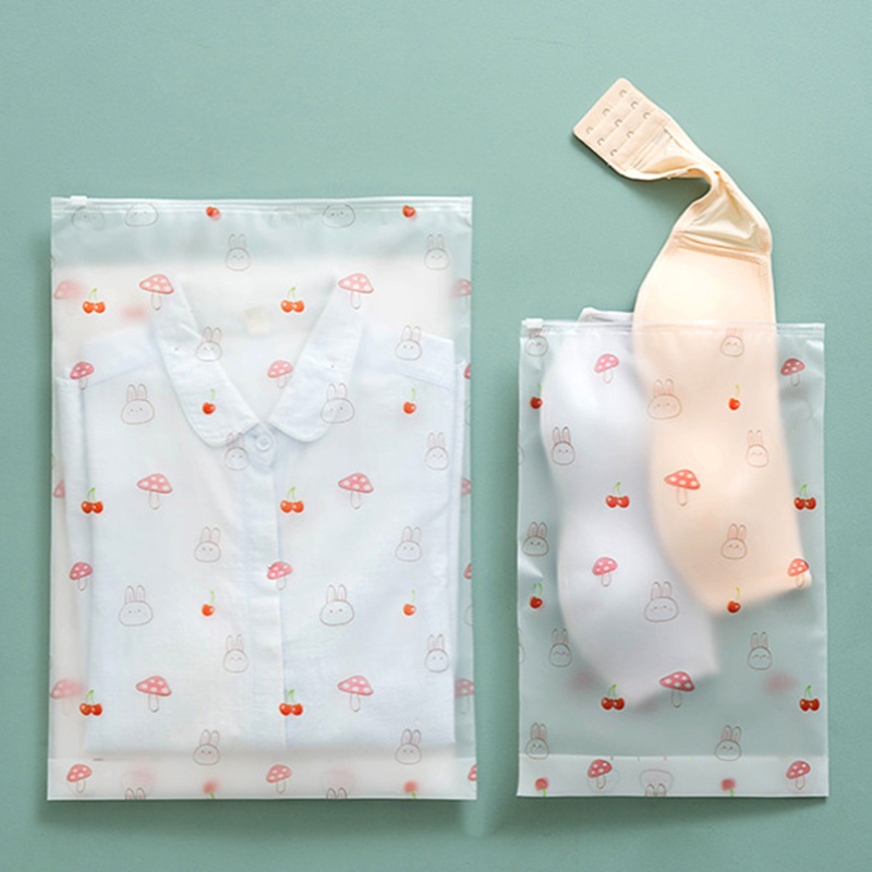 Bộ 5 Túi Đựng Đồ Lót / Mỹ Phẩm Chống Thấm Nước / Bụi Bẩn Có Khóa Kéo Tiện Dụng Mang Theo Du Lịch