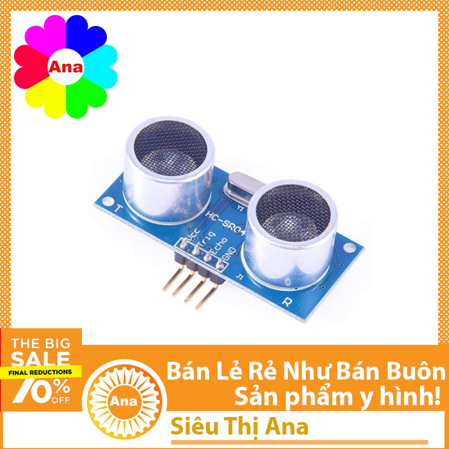 Mạch cảm biến đo khoảng cách dùng sóng siêu âm HC SR04 - Module arduino | BigBuy360 - bigbuy360.vn