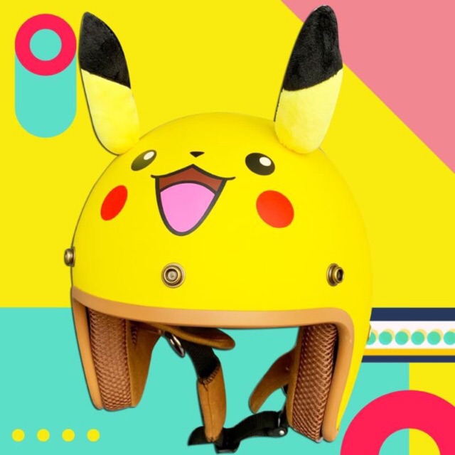 Mũ bảo hiểm Pikachu cao cấp