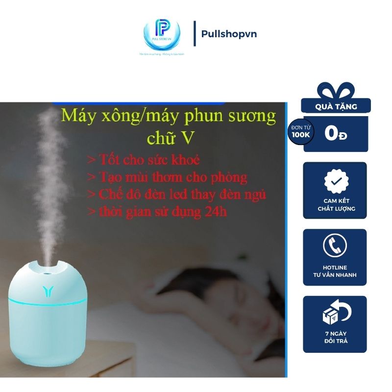 Máy phun sương tạo ẩm, máy xông tinh dầu cao cấp 250ml