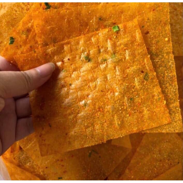 Bánh tráng phô mai tômTÚI 500GRAM BÁNH TRÁNG LONG AN NHÀ LÀM