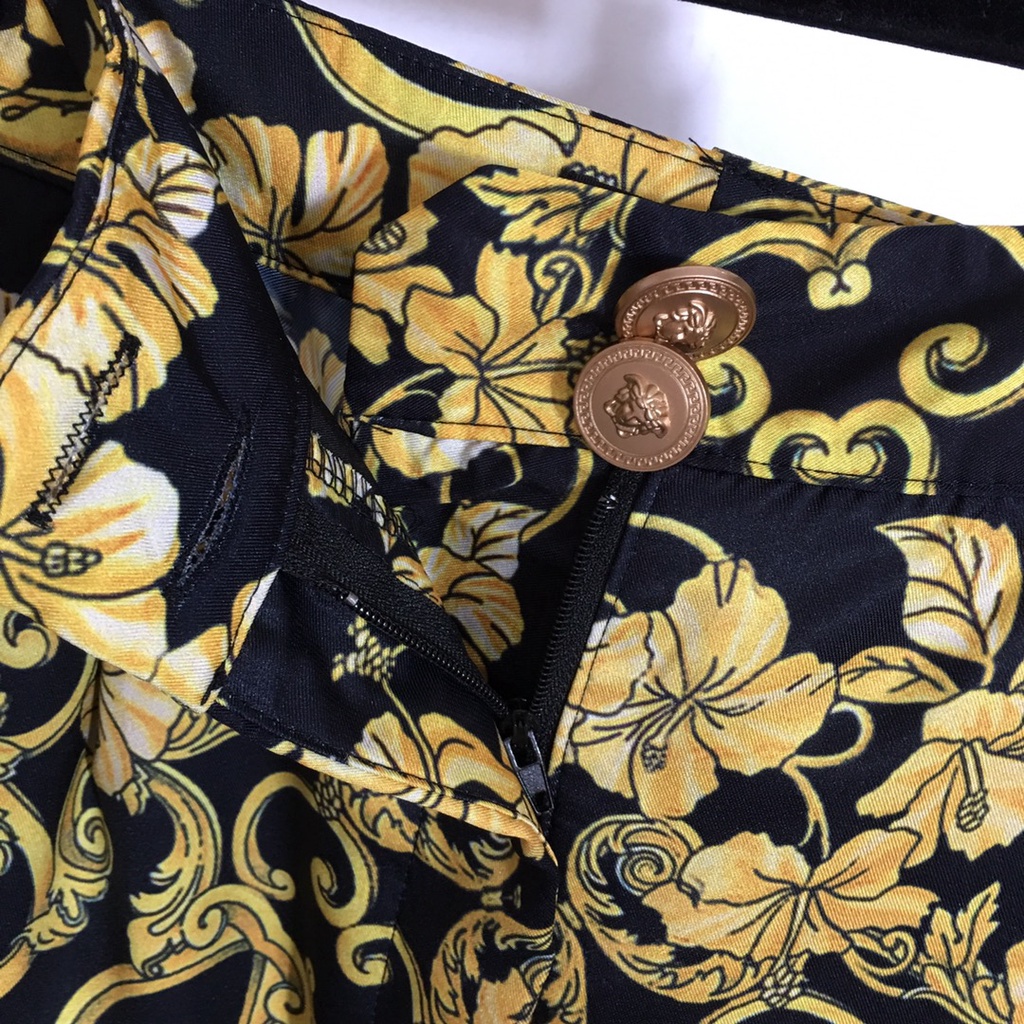 Set áo váy nữ thời trang cao cấp Versace thiết kế thu hút, phong cách sang trọng
