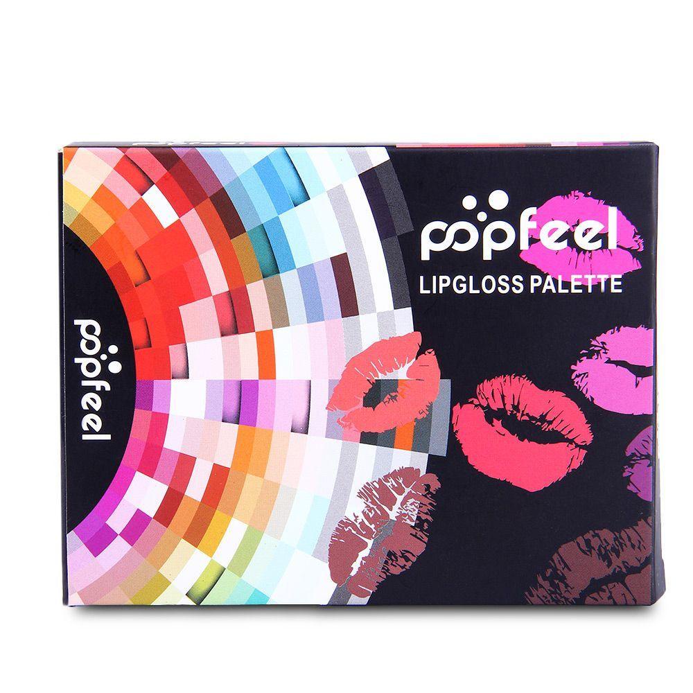 Bảng Son Môi 15 Màu Đen / Nâu Gợi Cảm Dành Cho Nữ