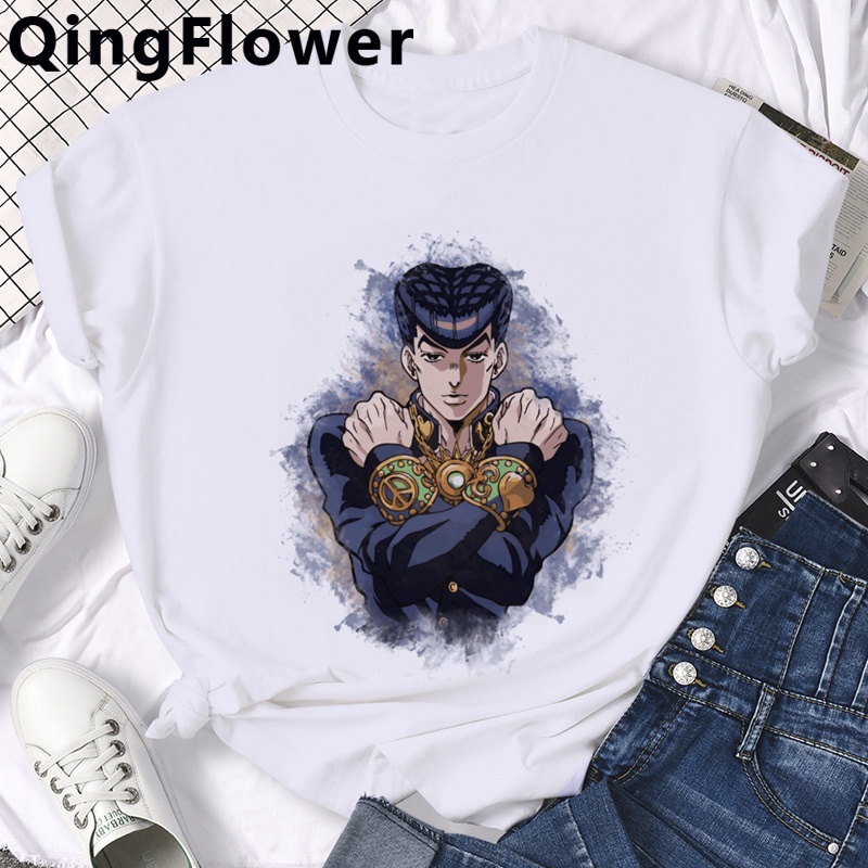 Áo Thun Tay Ngắn In Hình Anime Jojo Bizarre Adventure 90s Thời Trang Mùa Hè Dành Cho Nam