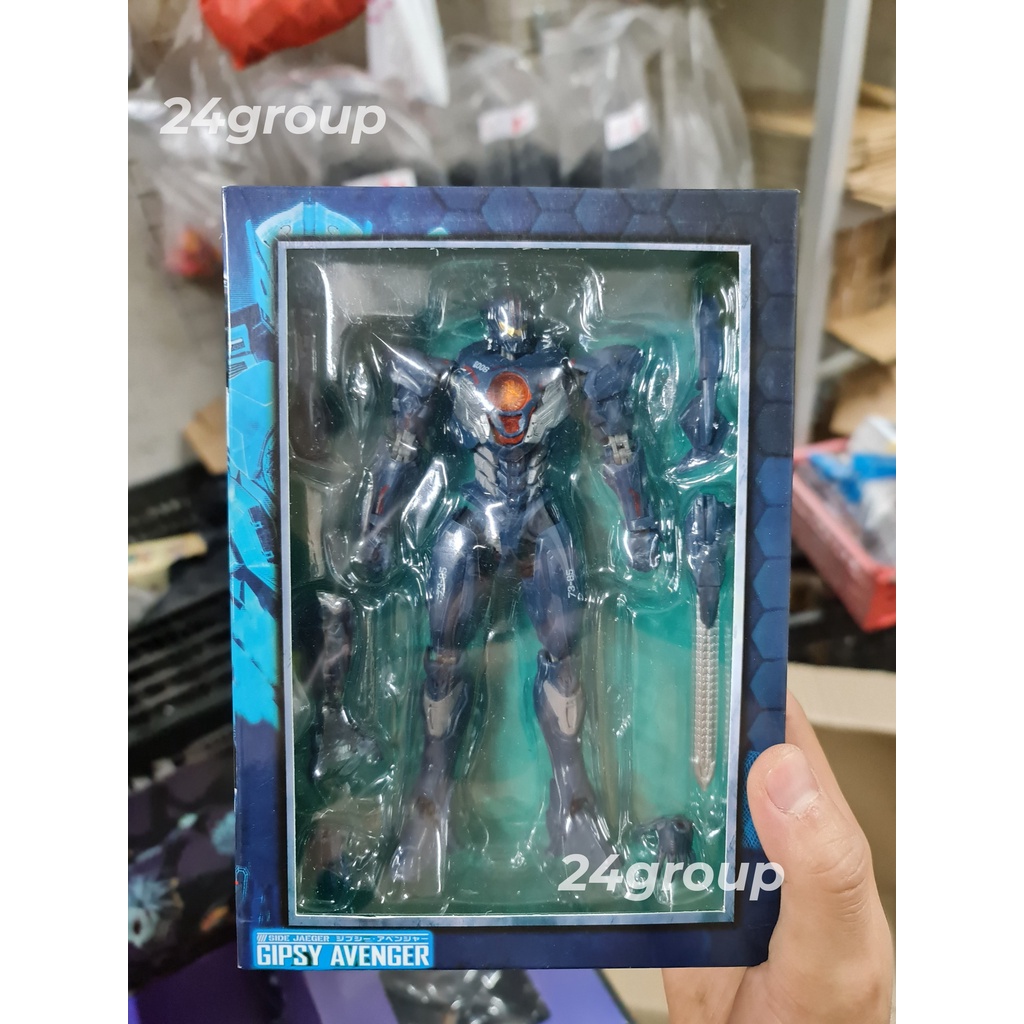 Mô hình đồ chơi Jaeger Gipsy Danger phim Pacific Rim Neca có khớp cử động được 18cm figma figure avenger robot đại chiến