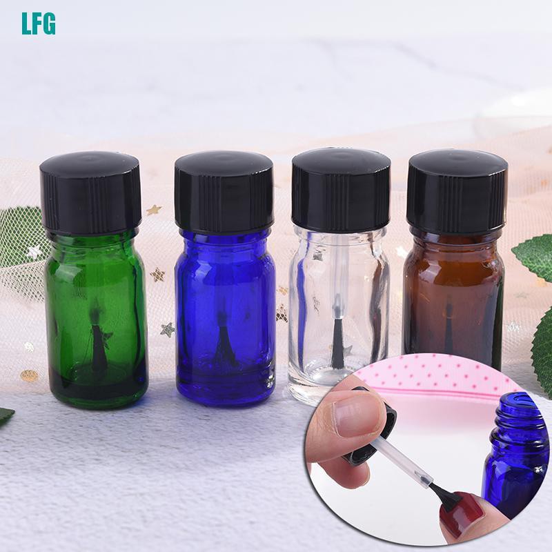 Lọ Thủy Tinh Rỗng Đựng Sơn Móng Tay 5ml 4 Màu Tùy Chọn