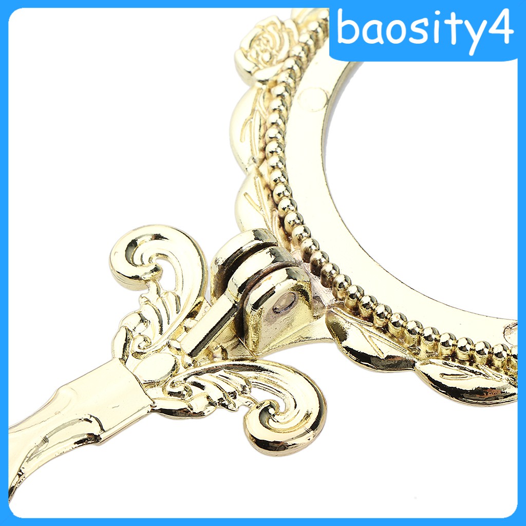 Gương trang điểm cầm tay hình tròn phong cách vintage thời trang