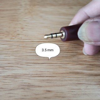 Dây 1 Đầu 3.5mm Ra 1 Đầu 6.3mm ( Dài 1,2 Mét & 3 Mét )