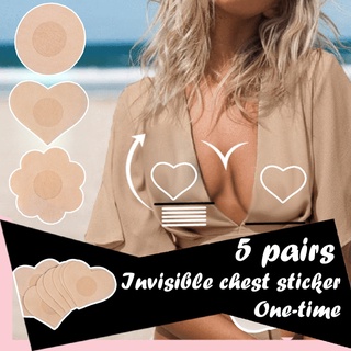 Set 5 cặp miếng dán nâng ngực vô hình tiện dụng cho nữ