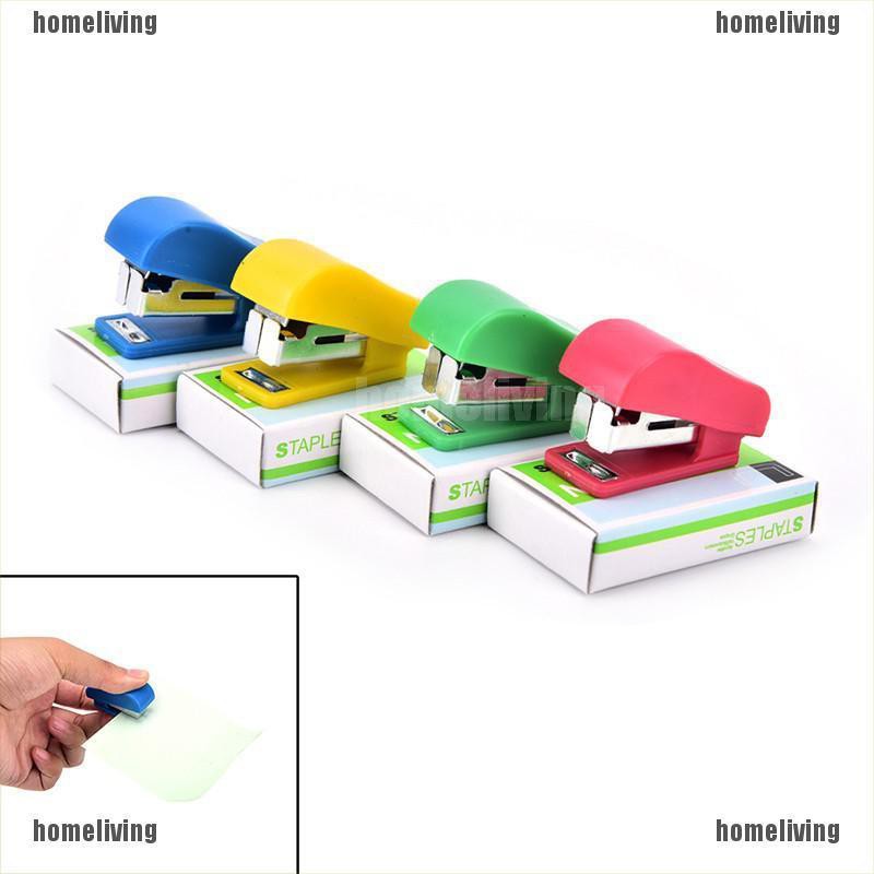 [homeliving] Đồ Bấm Ghim Giấy Mini Họa Tiết Hoạt Hình Dành Cho Văn Phòng Trường Học