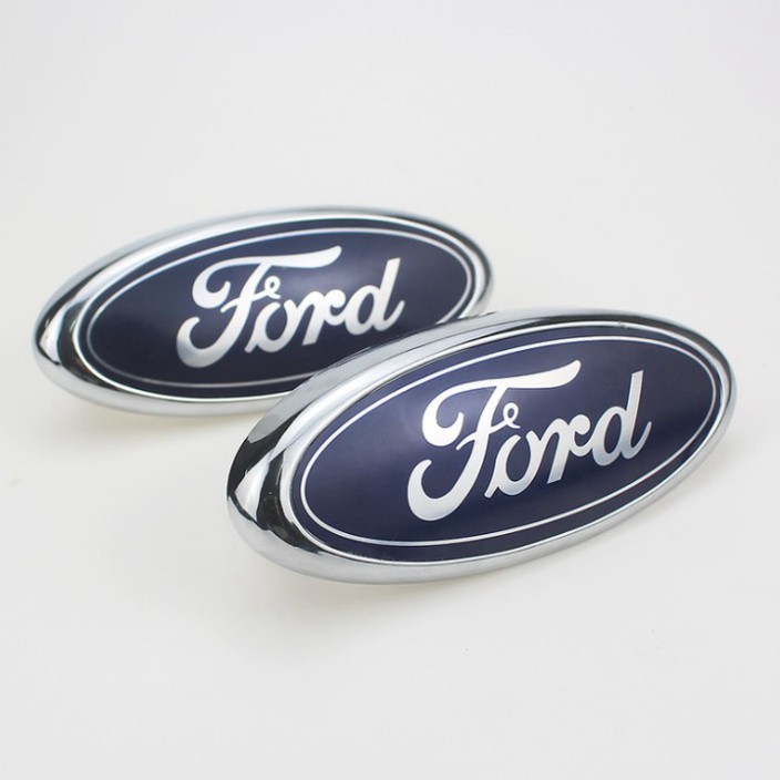 Sản Phẩm Logo biểu tượng trước và sau xe ô tô Ford Kích thước 14.50*6.5cm: KLJ1465 .