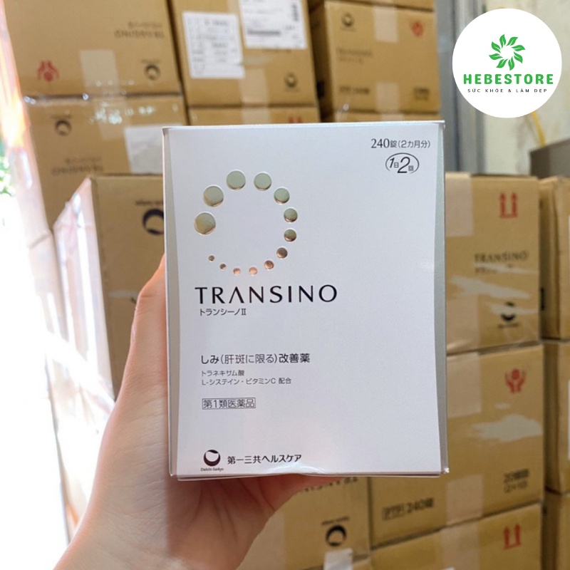 [Chính Hãng] Viên uống nám trắng da Transino 240 viên Nhật Bản | Thế Giới Skin Care