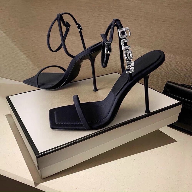 Sandal alex wang quai đá gót nhọn fullbox