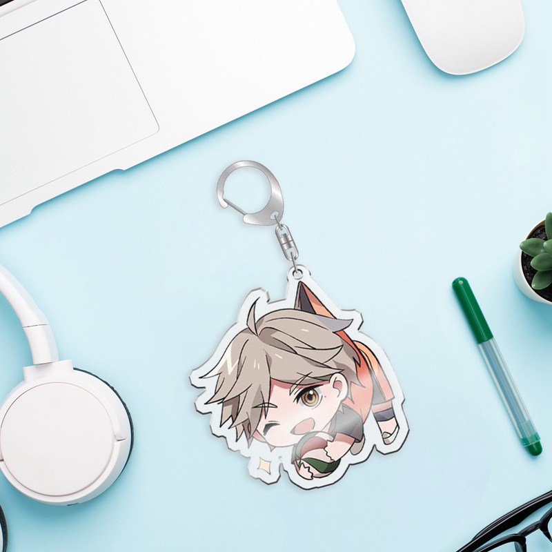 Tmdbyx Móc khóa hình nhân vật hoạt hình Haikyuu dễ thương