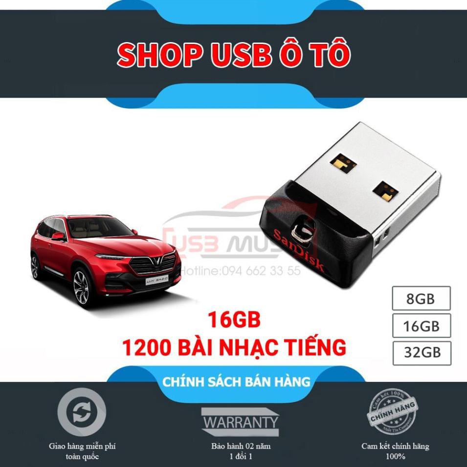 Usb ô tô💖FREESHIP💖Usb Ô tô chính hãng -16GB chất lượng cao