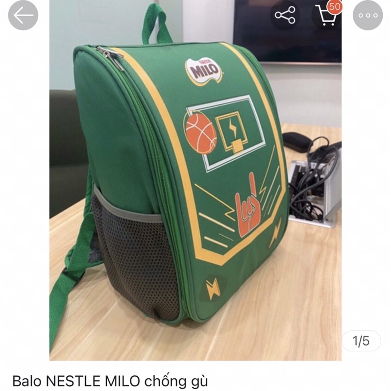 Balo chống gù milo