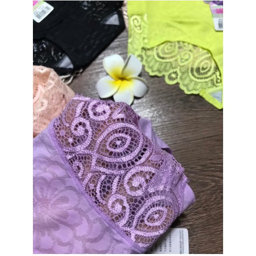 Quần lót đúc su phối ren cao cấp 9871, quần lót su hoa cực đẹp phối ren độc đáo