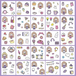 Miếng dán hoạt hình/ sticker siêu xinh