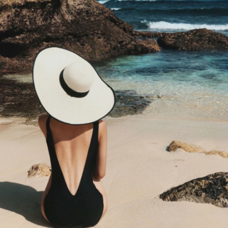 Bikini đi biển, đồ bơi nữ 1 mảnh liền thân tôn dáng khoét lưng sâu Nemo Bikini - B6