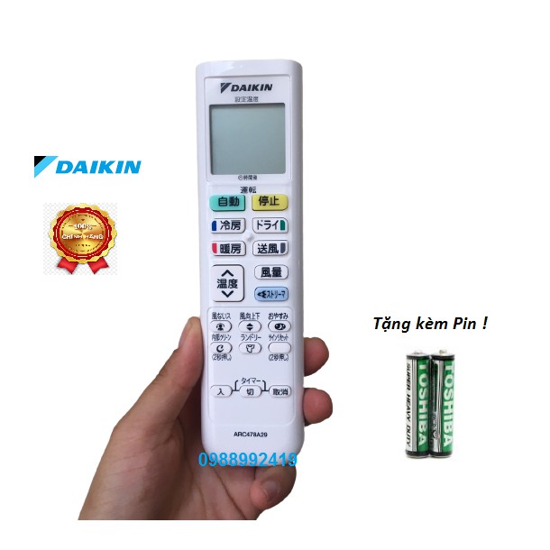 Remote Điều khiển điều hòa Daikin hàng nội địa nhật Hàng chính hãng 100%