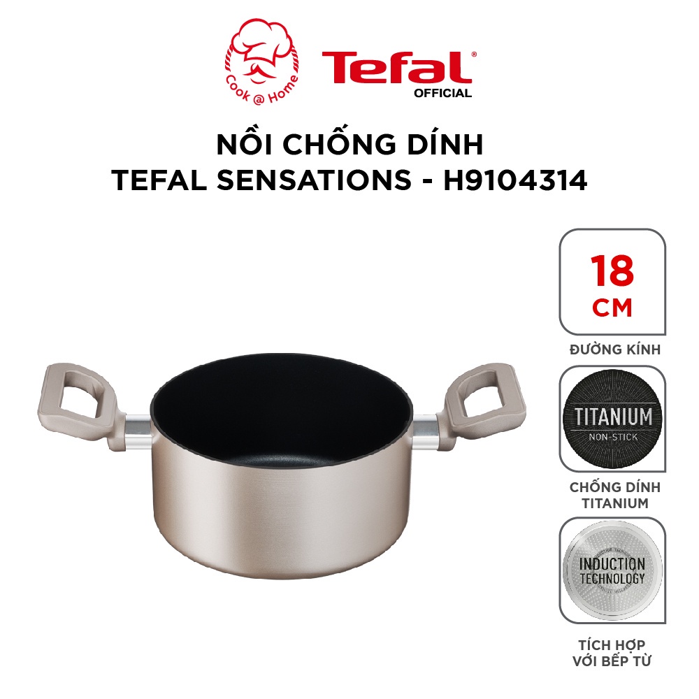 Nồi chống dính Tefal Sensations - 18cm (H- 9104314)