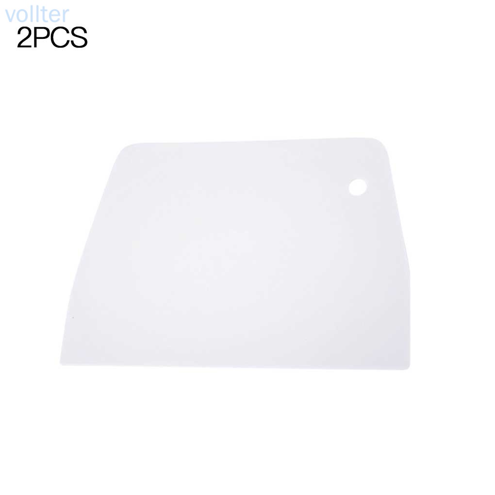 Set 2 dụng cụ làm bánh bằng nhựa PP màu trắng