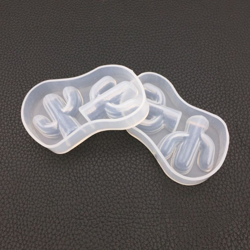 Sa Khuôn Silicon Làm Mặt Dây Chuyền Hình Cây Xương Rồng 3.35x1.57x0.59in