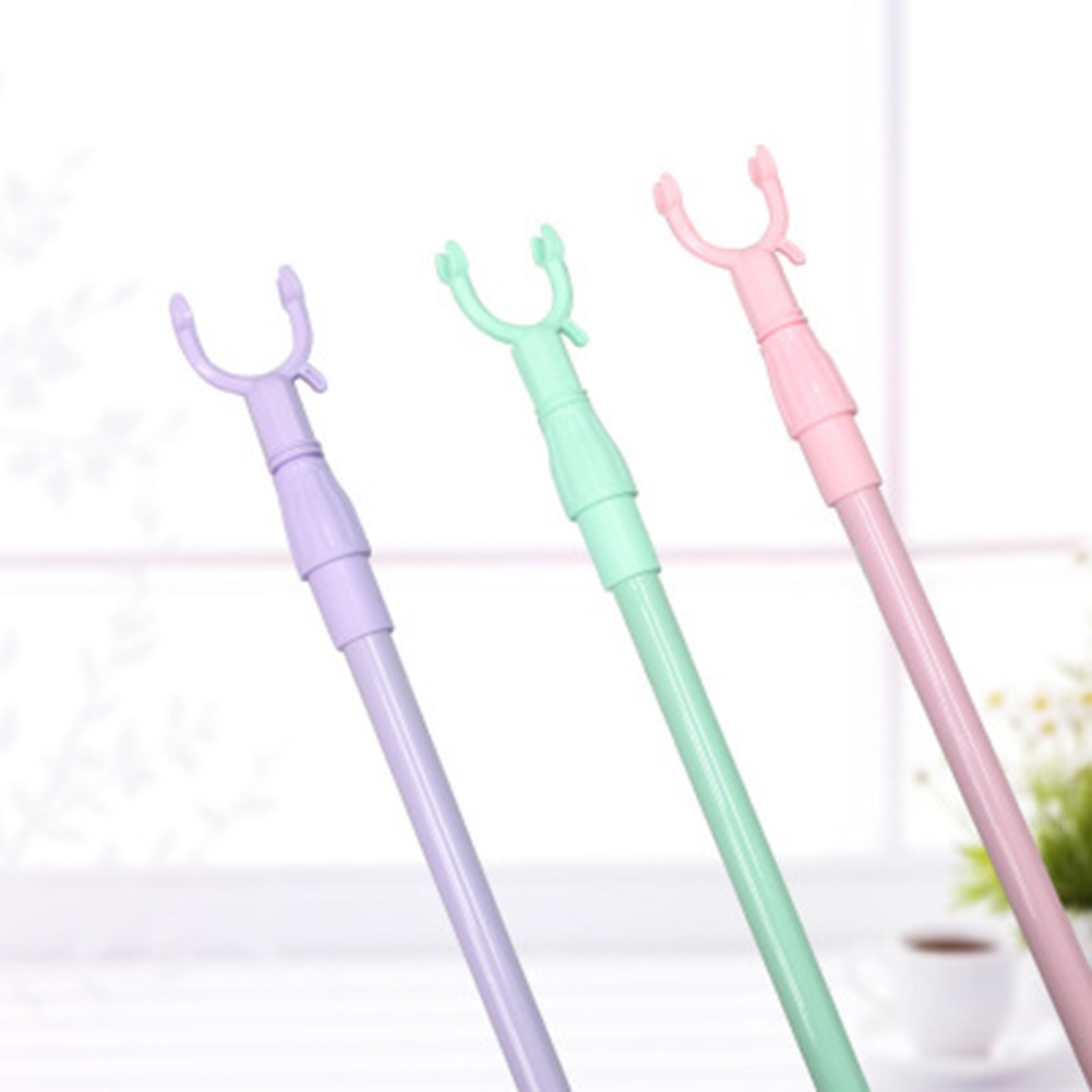 Cây phơi đồ,cây lấy đồ thu gọn kéo dài 1m màu pastel siêu xinh 【】