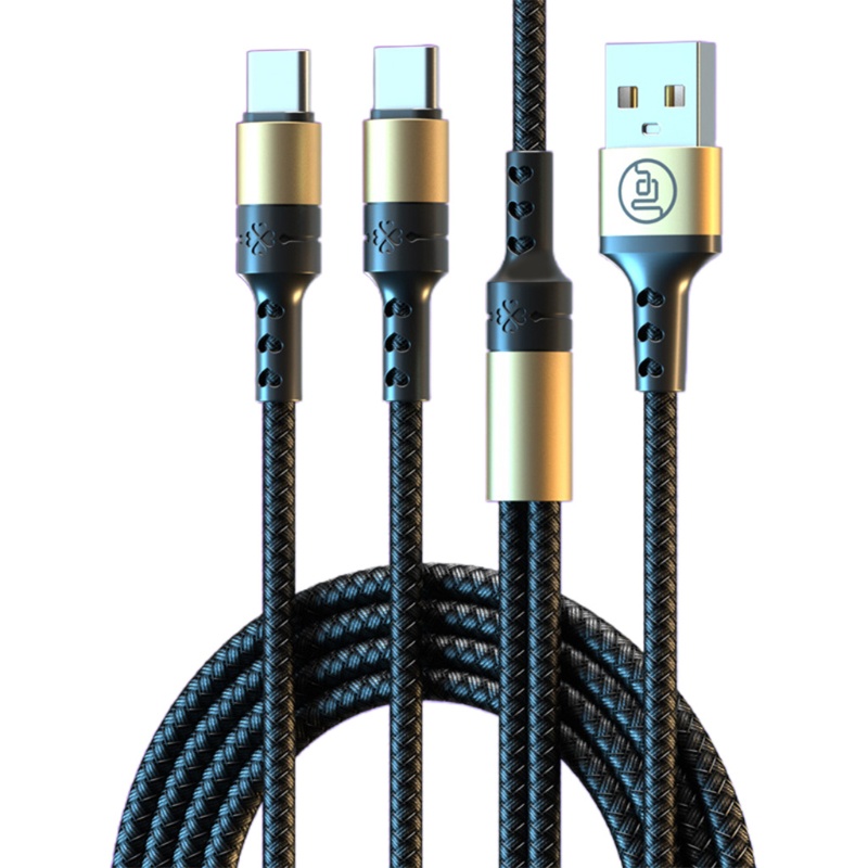 Dây Cáp Sạc Nhanh Loại C 2 Trong 1 Dài 1 2M 2M Chuyên Dụng Cho Điện Thoại