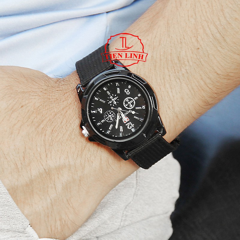 Đồng hồ nam Gemius Army kiểu dáng lính, dây dù siêu đẹp, siêu bền