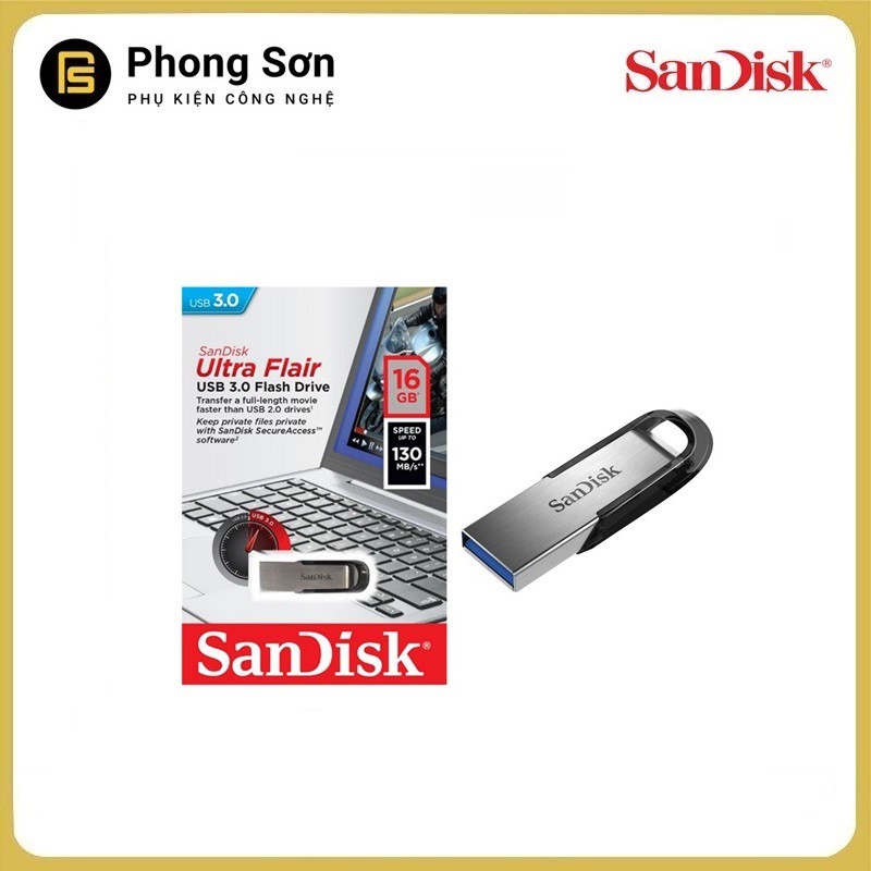 USB 16GB 3.0 CZ73 Flair Sandisk | BigBuy360 - bigbuy360.vn