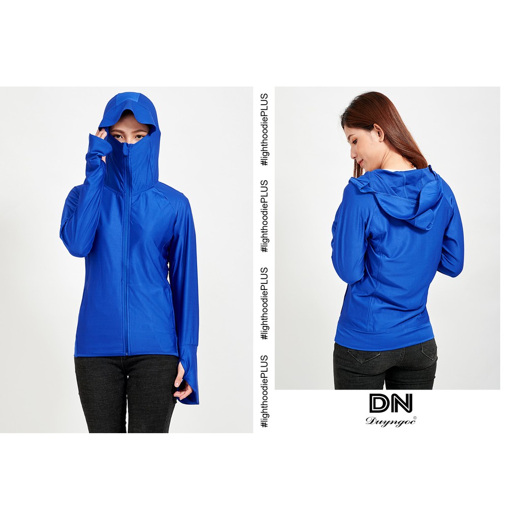 Áo khoác chống nắng Light Hoodie PLUS Cao cấp Duy Ngọc - thời trang, thoáng mát, chống nắng tối ưu, thoải mái